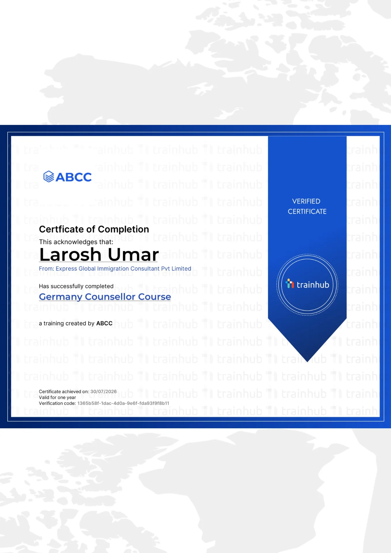 certificate - umar1